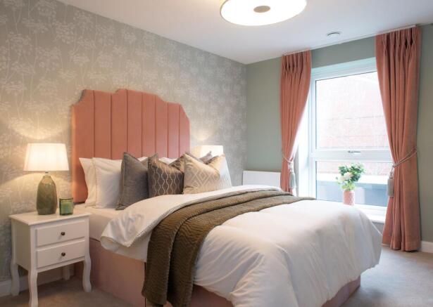 Show home master bedroom